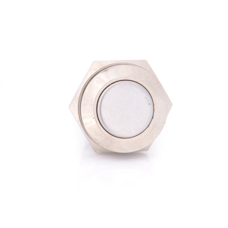 Hot 16mm Start Horn Button Momentary Stainless Steel Metal Push Button Switch SE