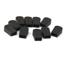 Pack 10 Plastic CORD LOCK ENDS Paracord Zipper Pull Zip Puller Ends Buckles
