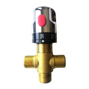 G1/2 Male 3 Way Brass Thermostatic Mixing Valve Shower Control Temperature U3N0