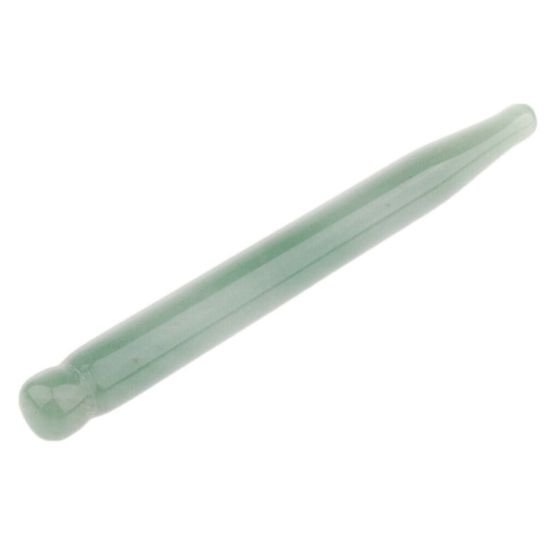 Natural Jade Stone Guasha Acupuncture Points Massage Sticks For Spa Massage