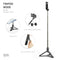 Wireless Bluetooth Remote Control Selfie Stick Tripod Phone Holder 1/4 Screw