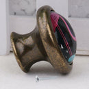 6x Retro Flamingo Knob Cabinet Door Wardrobe Drawer Bin Pull Handle Decor