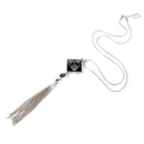 Crystal Pendant Necklace Long Chain Tassel Sweater Accessories Jewelry Women!E