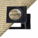 LED Foldable Scale Magnifier 10x Magnification Optical Lenses Magnifying Glass