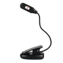Portable Travel Flexible Neck 5LED USB Clamp Clip-On Reading Book Light Lamp