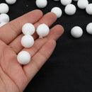 300 Pieces 15/25/27mm Round Styrofoam Foam Polystyrene Balls Spheres DIY Kids