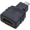 Adapter Coupling HDMI A female + HDMI Micro-D male 2pcs H9F4