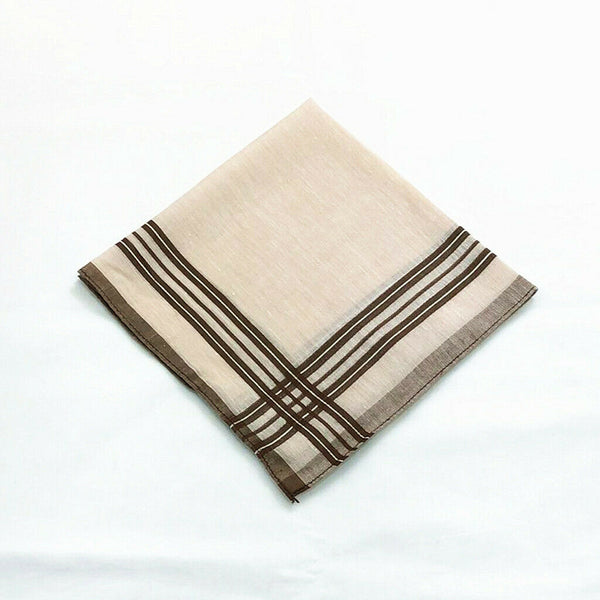 12x Pure Cotton Handkerchiefs Men Women Soft Hanky Bridal Hankies Formal