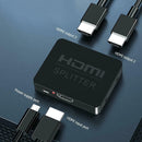 HW-HD102M HDMI Mini Splitter 1 Input 2 Output 4K x 2K Dual HDMI Adapter