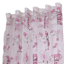 Children Bear Pattern Curtain Yarn Printed Organdy Net Curtains