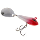 Artificial Metal Spinner Hard Sequins Sea Fishing Spoon VIB Lure Pink Metal Lure