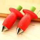 Nice Strawberry Stem Leaves Huller Remover Removal Fruit Corer Kitchen Tool