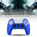 Silicone Game Controller Cover for SONY PS5 Joystick Skin Case (Blue) A