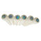 Guitar Bone Bridge Pins with 5.3mm Position Abanlone Dot for Acoustic Guita