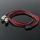 2pc For RC 1:10 On-Road Car LED Night 5mm headlamps headlights LED light RED