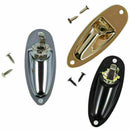 3 Colors Guitar Parts Boat Output Jack Plate & Socket For Electric Guitar G P3I9