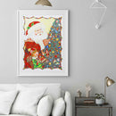5D DIY Special Shaped Diamond Painting Santa Claus Embroidery Mosaic Kits