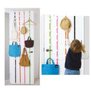 Hat Clothes Organizer Hanging Cap Rack Holder Over Door Straps With 16 Hook