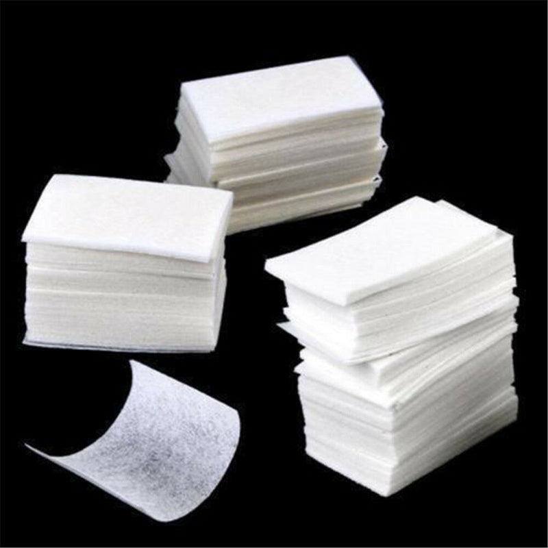 1000 Nail Polish Remover Cleaner Wipes Acrylic UV Gel Tips Cotton Pad Lint Free