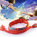 Your Name taki Miyamizu Mitsuha 3 layers Lovers Bracelet
