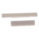 Set of Guitar Cattle Bone Slotted Saddle Nut for Ukulele Uku Uke Replacement