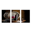 3Pcs Canvas Home Decor Wall Red Wine Art Painting Picture Abstract 40x60cm