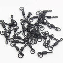 24mm Quick Change Ring Swivels Hook Carp Black Rig Link Fishing Terminal Tackle