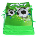 Football non-woven drawstring bag backpack kids travel school decor giftP3C