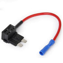 Black Red 5 Set Fuse Taps Holder Add-A-Circuit Gauge Car Auto Truck +5pcs 10 Amp