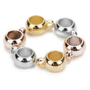 100x European Jewelry Connector Bails Beads fit Necklace Bracelet Pendant