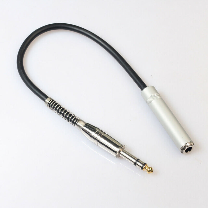 6.35mm 1/4 Audio Cord Extender Cable Adapter Compatible for Headphone