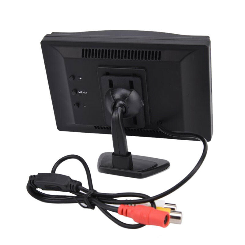 5 Inch HD Screen Monitor For Car Rearview Reverse Backup Parking Camera Cam FT