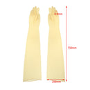 Chemical Houseware Gardening Agriculture Home Rubber Gloves Light Yellow