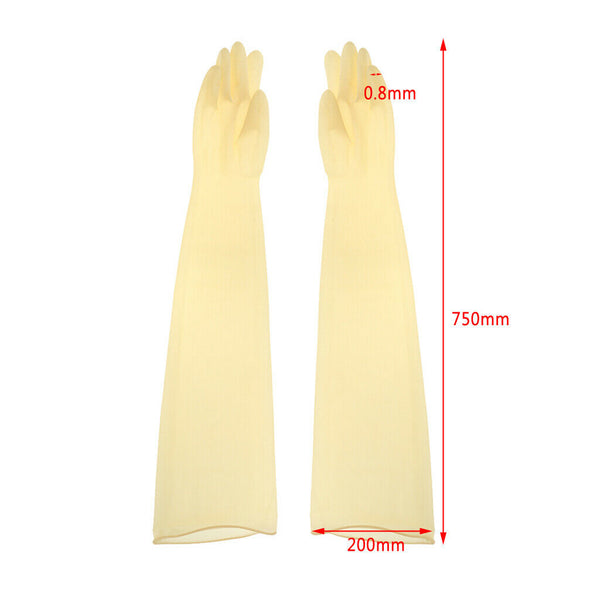 Chemical Houseware Gardening Agriculture Home Rubber Gloves Light Yellow