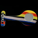 Rainbow stripes pattern Silicone Nurses Brooch Tunic Fob Pocket Watch Stain