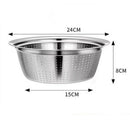 Rice Washer Strainer Colanders Cleaning Vegetable Fruit Pasta 24cm