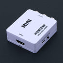 Mini HDMI TO AV Converter HDMI to CVBS HDMI24AV 480p Adapter