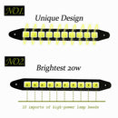 1X 10LED Daytime Running Light DRL COB Strip Lamp Fog Car Driving Waterpr JR BX