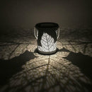 Metal Rattan Outdoor Solar Hanging LED Light Garden Yard Decoration Lamp