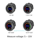12V 4.2A USB Power Car Auto Voltmeter Voltage Charger Socket Lighter Adapter