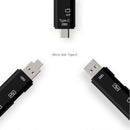 Micro SD USB TF OTG to USB 2.0 Adapter Card Reader For Android Phone Tablet FAS