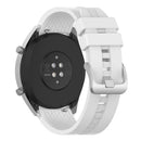Soft Silicone Wristband Strap for Huawei Watch GT 2 GT Honor Magic (White) A