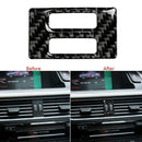 Carbon Fiber Interior Air Outlet Knob Cover Trim Fit for Audi A4 B8 A5 Q5 2