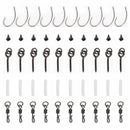 10set 50pcs Ronnie Rigs For 360 Rigs Pop-Up Rigs Size 6 Hooks R6C5