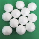 10 Round White 80mm Polystyrene Foam Ball Modelling Sphere Styrofoam Craft LJ