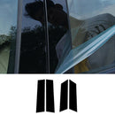 10Pcs Black Car Door Window Pillar Posts Piano Trim Cover Kit Fit for Mazda