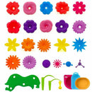 Flower Garden Building Toys Build a Bouquet Sets For 3, 6 Kids Year 5, 4, U5E8