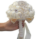 Artificial Wedding Bouquets Hand Made Flower Rhinestone Bridesmaid Crystal