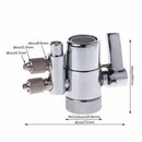 Water Filter Faucet Dual Diverter Valve M22 To 1/4" Chrome Plated Brass Hot