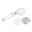 1 Set Negative Ions Bathroom Handheld Shower Water Saving Head Set with 3 F